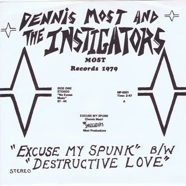 Excuse My Spunk by Dennis Most and the Instigators - album cover