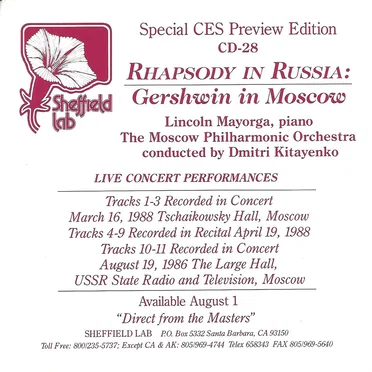 Rhapsody in Russia: Gershwin in Moscow