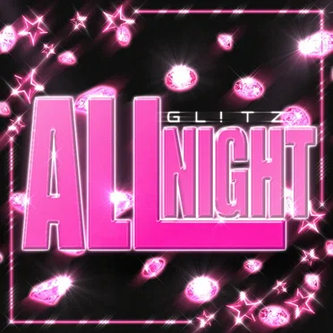 all night by gl!tz - album cover