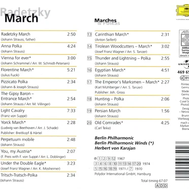 Radetzky March: Marches & Polkas by Various Artists - album cover