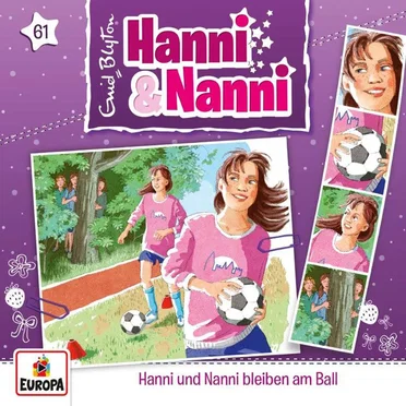 Hanni und Nanni 61: ... bleiben am Ball by Enid Blyton - album cover