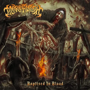 Baptised in Blood by Mereflesh - album cover
