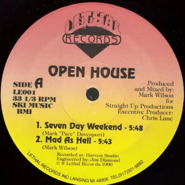 Seven Day Weekend by Open House - album cover