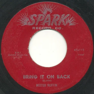 A Touch of Heaven (Just Around the Corner) / Bring It on Back by Mister Ruffin - album cover