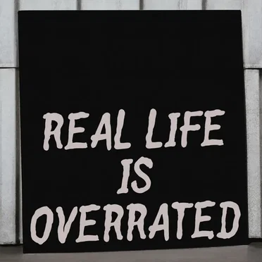 Real Life is Overrated by WOLF MANHATTAN & Monday - album cover