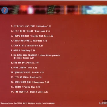 Maximum Dance 7 - 00 by Various Artists - album cover