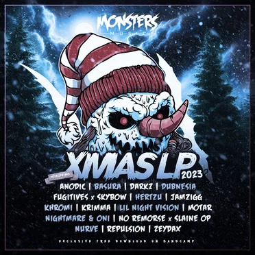 Monsters Music Xmas LP 2023 by Various Artists - album cover