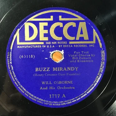 Buzz Mirandy / Singin' the Blues