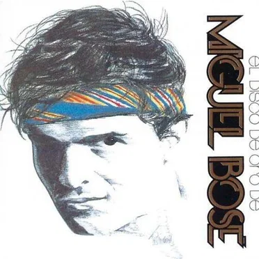 El disco de oro de Miguel Bosé