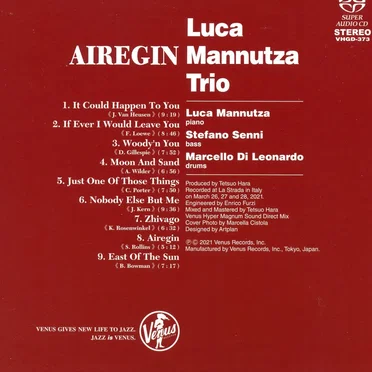 Airegin by Luca Mannutza Trio - album cover