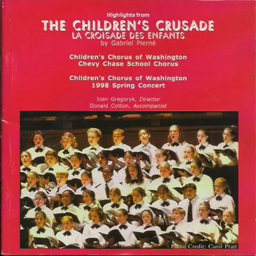 1998 Spring Concert by Children's Chorus of Washington - album cover