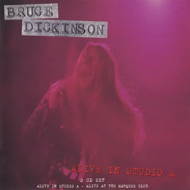 Alive in Studio A by Bruce Dickinson - album cover