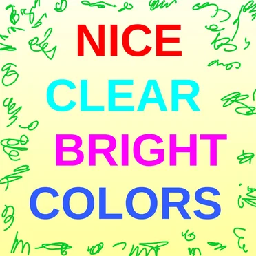 Nice Clear Bright Colors