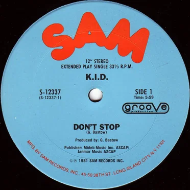 Don't Stop / Do It Again by K.I.D. - album cover