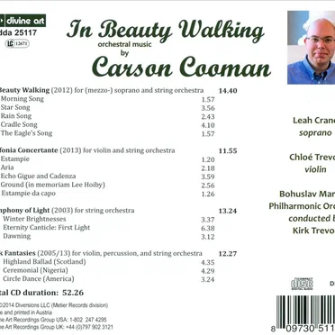 In Beauty Walking: Orchestral Music by Carson Cooman by Carson Corman - album cover