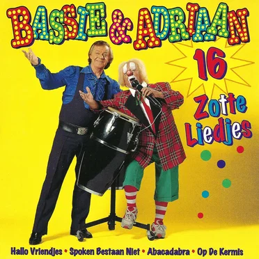 16 zotte liedjes by Bassie & Adriaan - album cover