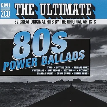 The Ultimate 80s Power Ballads by Various Artists - album cover