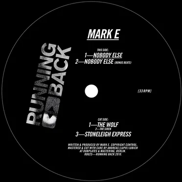 Nobody Else by Mark E - album cover