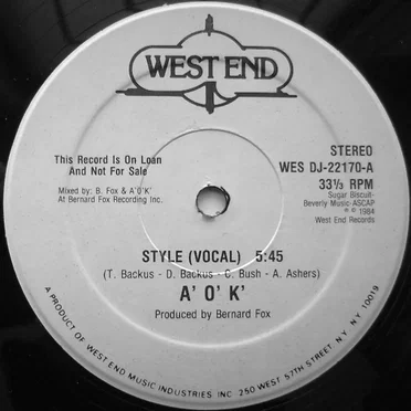 Style by A' O' K' - album cover