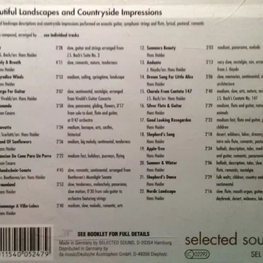 Beautiful Landscapes and Countryside Impressions by Various Artists - album cover