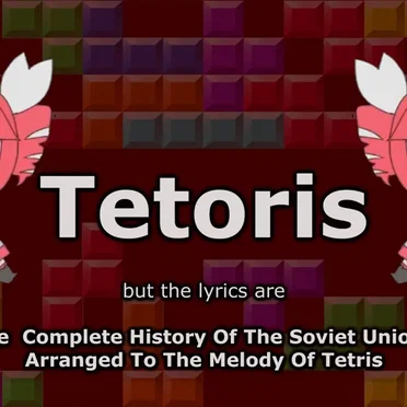 Kasane Teto's "Tetoris" but the lyrics are The Complete History Of The Soviet Union by Fizzy K - album cover