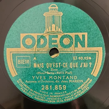 Mais qu’est‐ce que j’ai ? / Ma gosse, ma petite môme