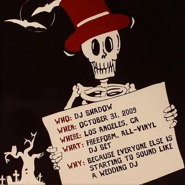 DJ Shadow in Los Angeles, 10/31/09