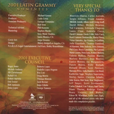 2001 Latin Grammy Nominees by Various Artists - album cover