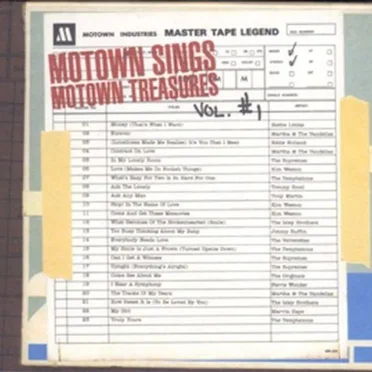 Motown Sings Motown Treasures, Volumes 1 & 2 by Various Artists - album cover