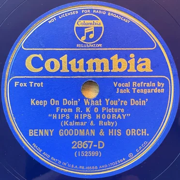 Keep on Doin’ What You’re Doin’ / Riffin’ the Scotch