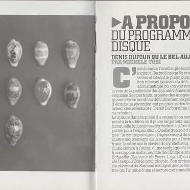 Dix portraits / Douze mélodies acousmatiques