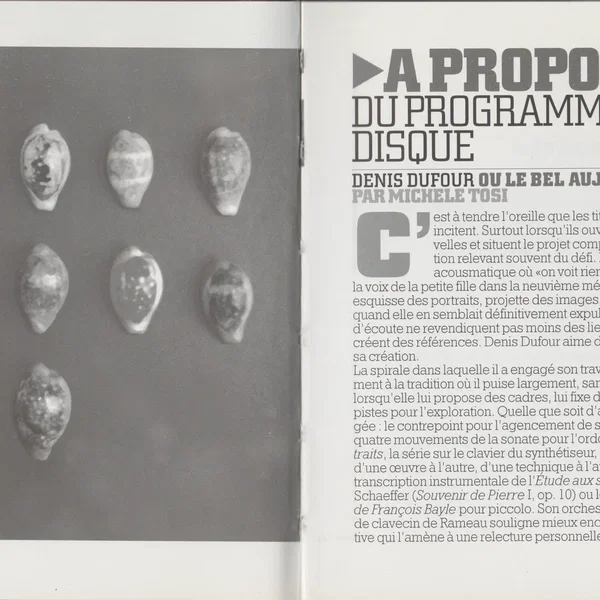 Dix portraits / Douze mélodies acousmatiques