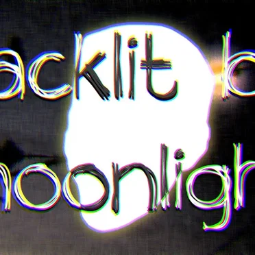 backlit by moonlight.