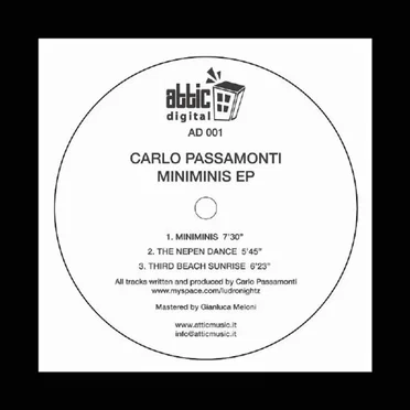 Miniminis EP by Kirk Passamonti - album cover