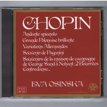 Andante spianato / Grande Polonaise brillante / Variations Allemandes / Souvenir de Paganini / Souvenirs de la maison de campagne de George Sand à Nohant: 2 Bourrées / Contredanse...