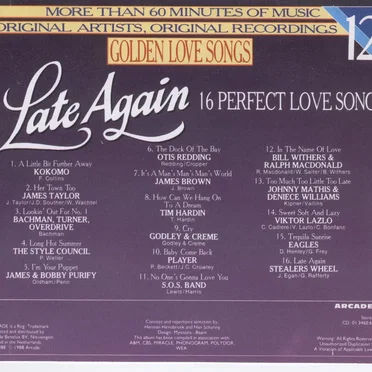 Golden Love Songs, Volume 12 by Various Artists - album cover