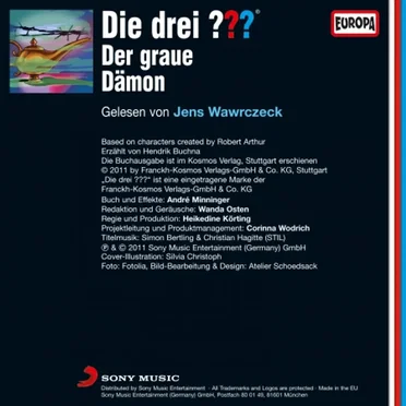 Die drei ??? Der graue Dämon by Die drei ??? - album cover
