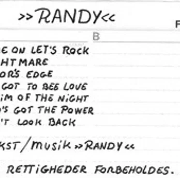 Demo by Randy - album cover