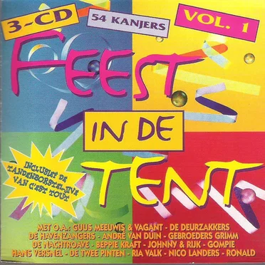 Feest in de tent, vol. 1 by Various Artists - album cover