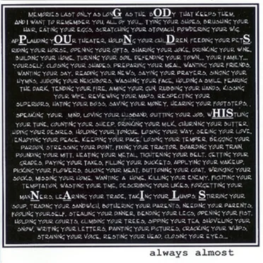 God Pounds His Nails by Always Almost - album cover
