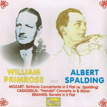 Mozart: Sinfonia Concertante in E-flat / Casadesus: 'Handel' Concerto in B minor / Brahms: Sonata in E-flat