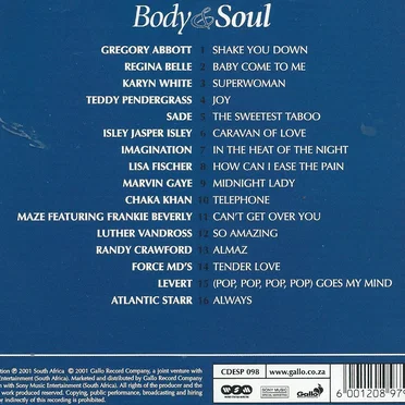 Body & Soul: Midnight Seduction by Various Artists - album cover