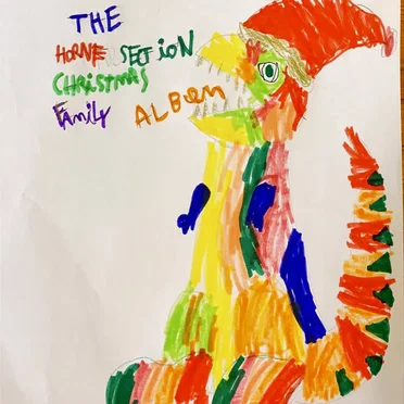 The Horne Section Christmas Family Album by The Horne Section - album cover
