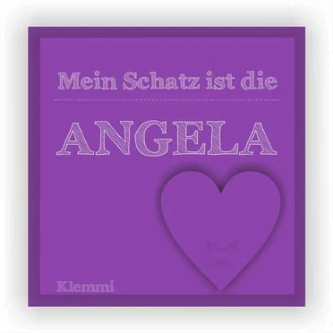 Mein Schatz ist die Angela