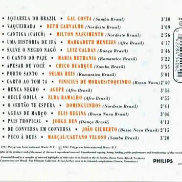 Essential Brasil by Various Artists - album cover