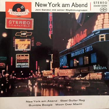 New York am Abend by Joni Sandor mit seiner Rhythmusgruppe - album cover