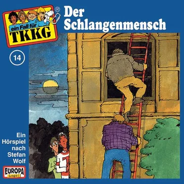 TKKG 14: Der Schlangenmensch by Stefan Wolf - album cover