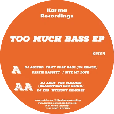 Too Much Bass EP by DJ Ascend - album cover