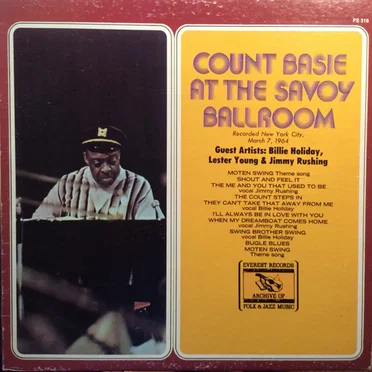Count Basie at the Savoy Ballroom, New York City 1937