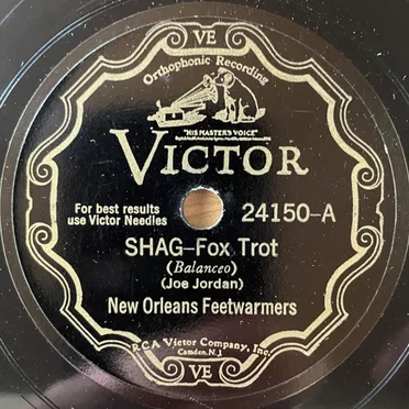 Shag / I Found a New Baby by New Orleans Feetwarmers - album cover